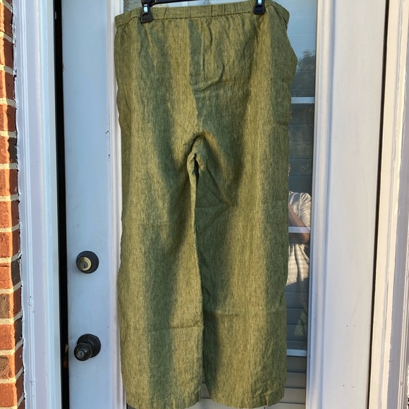 Eileen Fisher Green Pants Sz XL/TG - Picture 3 of 9